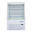 Empura EOM-36W 36.2" Refrigerated Vertical Open Air Merchandiser 57.5" Height - Stainless Steel and White Exterior