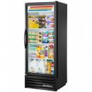 True GDM-12-HC~TSL01 24 7/8" Black One Section Refrigerated Merchandiser with Hydrocarbon Refrigerant - 115V