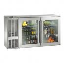 Perlick BBS60_SSLGDC 60" Back Bar Refrigerator, Glass Doors with Stainless Steel Frames and Left Condensing Unit