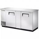 True TBB-3-S-HC 69" Stainless Steel Back Bar Refrigerator