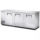 True TBB-4-S-HC 90" Stainless Steel Back Bar Refrigerator