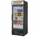 True GDM-26-HC~TSL01 30" Black Glass Door Refrigerated Merchandiser with LED Lighting - 115V