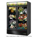 True GDM-49FC-HC~TSL01 54 1/8" Two Door White Glass Floral Case with 4 Shelves and Hydrocarbon Refrigerant - 115V