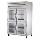 True STG2H-4HG Specification Series Two Section Reach In Heated Holding Cabinet with Glass Half Doors