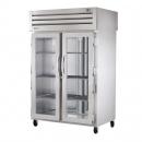True STR2HPT-2G-2S Specification Series Two Section Pass-Through Heated Holding Cabinet - 56 Cu. Ft.