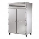 True STR2HPT-2S-2S Specification Series Two Section Pass-Through Heated Holding Cabinet - 56 Cu. Ft.