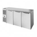 True TBR84-RISZ1-L-S-SSS-1 Stainless Steel 84" Solid Door Back Bar Refrigerator with LED Interior Lighting