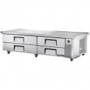 True TRCB-82-86 86" Four Drawer Refrigerated Chef Base 