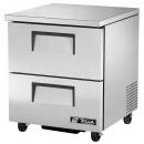 True TUC-27F-D-2-HC 27-5/8" Wide Undercounter Freezer with 2 Drawers - 14 cu. ft