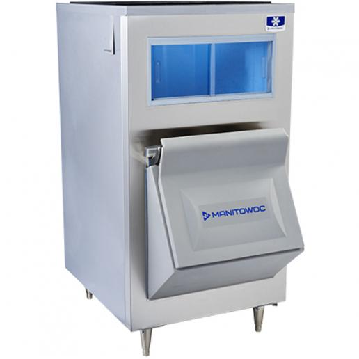 IceTro America 367lb Ice Machine Half Cube & 350lbs 30 Ice Storage Bin