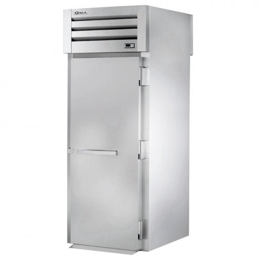 True STG1RRT-1S-1S 35" Wide Front/Rear Solid Door Roll-Thru Refrigerator