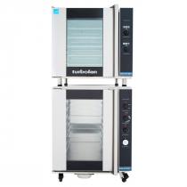 Moffat E32D5/P12M 28-7/8" Turbofan Full-Size Digital/Electric Convection Oven With Porcelain Oven Chamber On P12M 12 Tray Proofer/Holding Cabinet, 208V or 220-240V