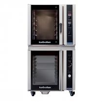 Moffat E35D6-26/P85M8 35-7/8" Turbofan Full-Size Digital/Electric Convection Oven With Porcelain Oven Chamber On P85M8 8 Tray Proofer/Holding Cabinet, 208V or 220-240V