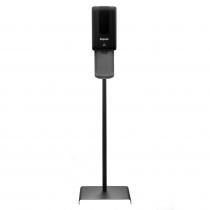 Empura 1200ml Electronic Hands Free Liquid Gel Hand Sanitizer Soap Dispenser with Floor Stand - Black
