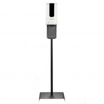 Empura 1200ml Electronic Hands Free Liquid Gel Hand Sanitizer Soap Dispenser with Floor Stand - White