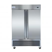 Empura E-KB54F 53.9" Reach In Bottom-Mount Stainless Steel Freezer With 2 Full-Height Solid Doors - 42 Cu Ft, 115 Volts