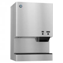Hoshizaki DCM-500BWH 590 lb 26" Wide Water-Cooled Cubelet-Nugget Style Ice Machine and Water Dispenser w/ Bin