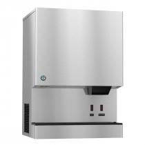 Hoshizaki DCM-751BAH-OS 801 lb 34-1/16" Wide Air-Cooled Cubelet-Nugget Style Ice Machine and Water Dispenser w/ Bin