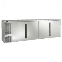 Perlick BBS108_SSLSDC 108" Back Bar Refrigerator, Stainless Steel Doors and Left Condensing Unit