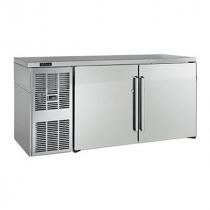 Perlick BBSLP60_SSLSDC 60" Low Profile Back Bar Refrigerator, Stainless Steel Doors and Left Condensing Unit