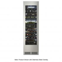 Perlick CC24D-1-4L Dual Zone Reach-In Wine Column Refrigerator with Left Hinged Glass Door - 12.2 Cu. Ft.