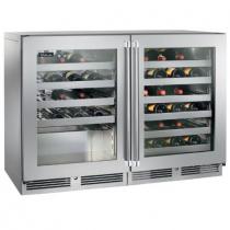 Perlick HC48RS4_SSGDC 48 Inch C-Series Undercounter Refrigerator with Glass Doors with Stainless Steel Frame
