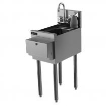 Perlick TS12HSN-STK 12” Hand Sink with Faucet, Paper Towel Dispenser, and Soap Dispenser
