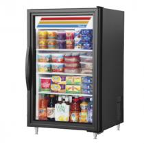 True GDM-07-HC~TSL01 24 1/8" Black Countertop Refrigerator with Hydrocarbon Refrigerant - 115V