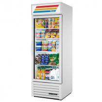 True GDM-23-HC~TSL01 27" White Glass Door Refrigerated Merchandiser w/Right Hand Door Swing - 115V