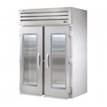 True STR2RRI-2G 2-Section 68" Wide 2-Glass Door Roll-In Refrigerator