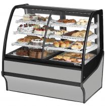 True TDM-DZ-48-GE/GE-S-W 48" Stainless Steel Dual Dry / Refrigerated Bakery Display Case