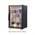 True GDM-07-HC~TSL01 24 1/8" White Countertop Refrigerator with Hydrocarbon Refrigerant - 115V