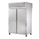 True STA2RPT-2S-2G-HC 53" Spec Series Pass-Thru 2-Section Refrigerator With 2 Solid Doors On Front And 2 Glass Doors On Rear, Aluminum Interior And Chrome Shelves With Hydrocarbon Refrigerant, 115 Volts