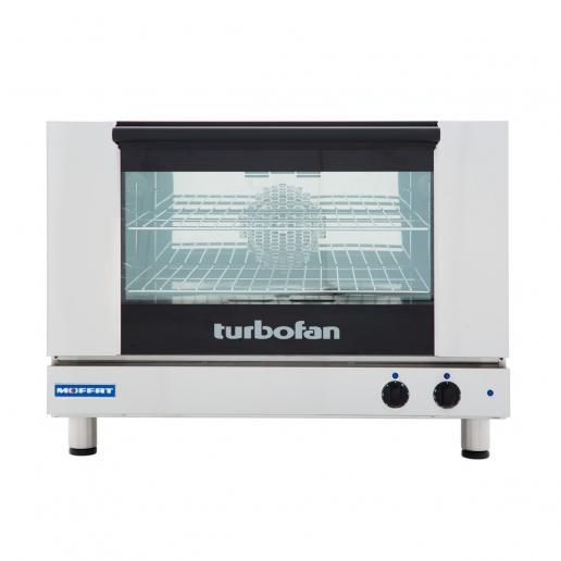 MOFFAT Turbofan Double 2 Tray Full Size Manual Electric Convection Oven E27m2/2 for sale online 
